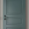 Three Stylish Barn Doors In Blue And Wooden Designs For Home Interior