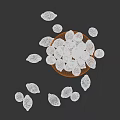 Fresh Ripe Lemons on Plate and Scattered on Black Surface with Reflections