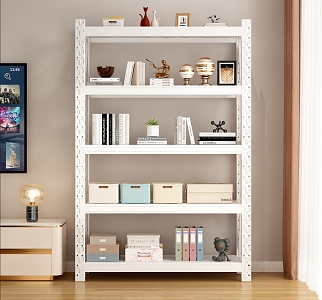 Industrial Shelf Storage Rack 3d model