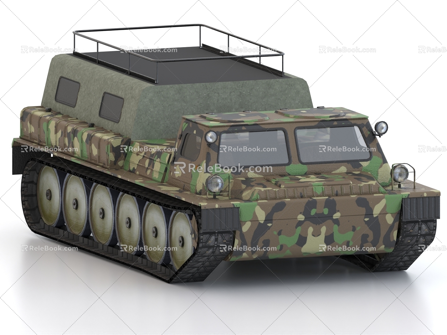 military off-road vehicle military transport vehicle 3d model