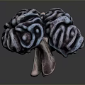 3D Rendered Human Brain Model Medical Device for Neuroscience Research and Anatomy Education