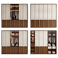 Antique wardrobe to top-style multi-functional wardrobe 3d model