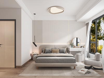 Modern Bedroom Room 3d model