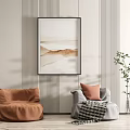 Modern Single Sofa Single Sofa Combination 3d model