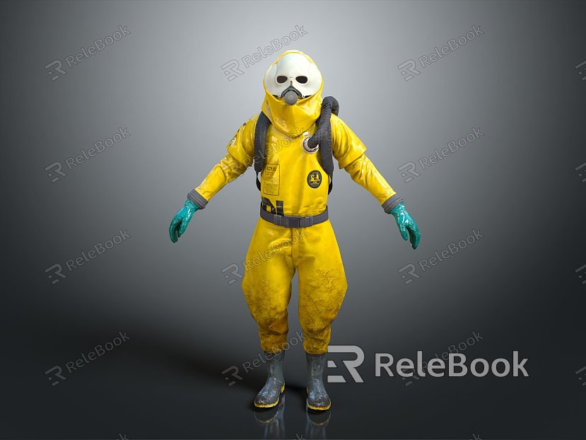 Protective Clothing Biochemical Clothing Protective Clothing Tooling Male Tooling Work Clothing Repairman Clothing Repair Clothing model