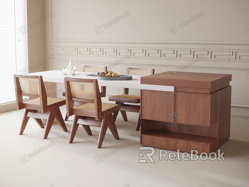 Modern Dining Table and Chair Combination Dining Chair Single Chair model