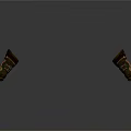 Medieval Style Weapon Vambraces With Intricate Carved Patterns And Leather Details
