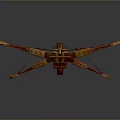 Crossbow Mechanical Crossbow Shift Bow and Arrow Shoot Far Equipment Weapons High-tech Crossbow 3d model