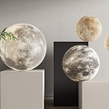 modern moon lamp moon floor lamp 3d model