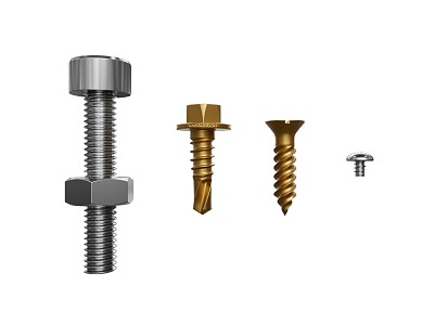 modern screw nut model