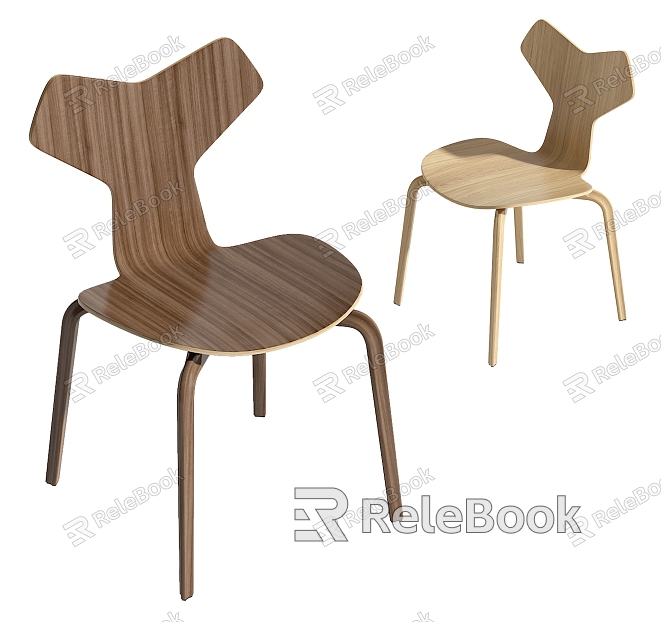 Modern single chair model