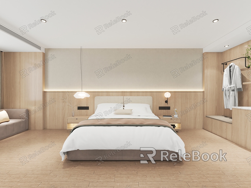 Modern Rooms Hotel Rooms Hotel Rooms Dormitory model