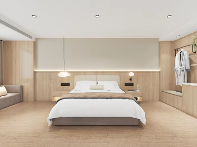 Modern Rooms Hotel Rooms Hotel Rooms Dormitory 3d model