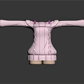 Pink Cable Knit Sweater With Intricate Knitted Texture And Elegant Design For Casual Wear