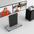 double screen all-in-one machine 3d model