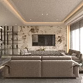 Modern Soft Fabric Sofa And Coffee Table Set For Elegant Minimalist Luxury Living Room