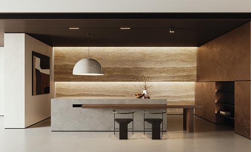 The Rammed Earth Restaurant 3d model