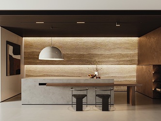 The Rammed Earth Restaurant 3d model