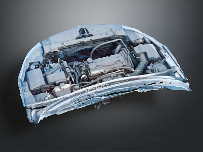 Detailed Weapon Internal Mechanical Structure With Intricate Components And Engineering Design 3d model