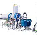 Industrial Processing Equipment With Rotary Kiln Pipes Tower And Structural Components