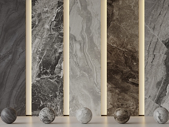 marble stone background wall veneer rock slab tile 3d model