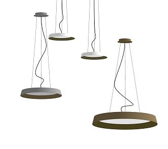 Modern Chandelier Metal Chandelier Round Chandelier Combination 3d model