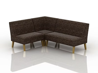 Japanese-style Sofa Corner Sofa Minimalist Sofa Single Sofa Double Sofa 3d model