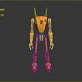 Robot Assistant Small Robot Butler Robot Butler Figure Game Figure 3d model
