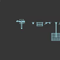 Modern Chrome Faucet Collection With Shower System And Bathroom Fixtures
