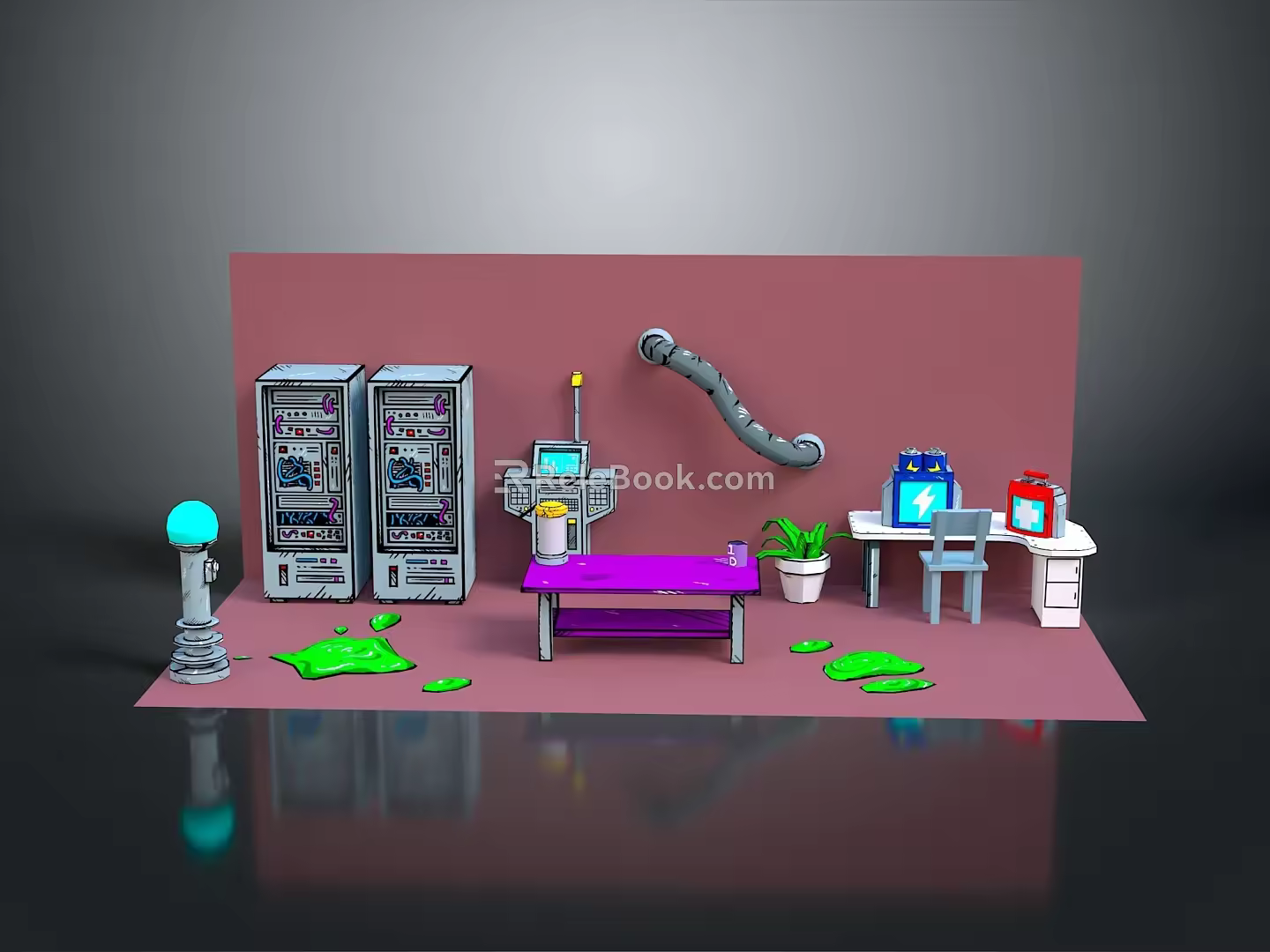 Sci-fi Items Sci-fi Components High-tech Components Sci-fi Equipment Sci-fi Scene Sci-fi Environment Game Scene 3d model