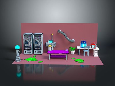 Sci-fi Items Sci-fi Components High-tech Components Sci-fi Equipment Sci-fi Scene Sci-fi Environment Game Scene 3d model