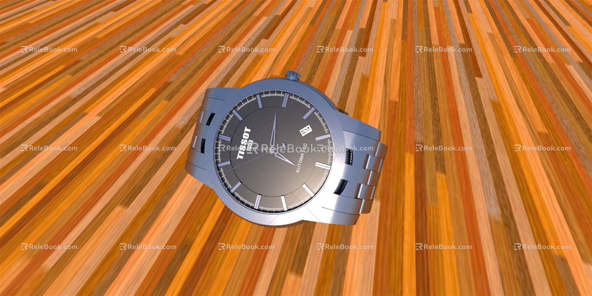 Modern Watch Old Tissot Watch Stopwatch Player Digital Watch 3d model