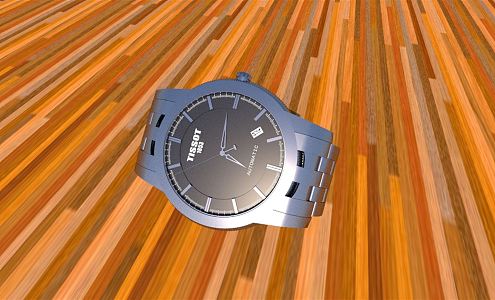 Modern Watch Old Tissot Watch Stopwatch Player Digital Watch 3d model