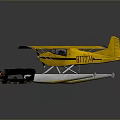 Yellow Spacecraft Model With Wooden Tools For Space Exploration