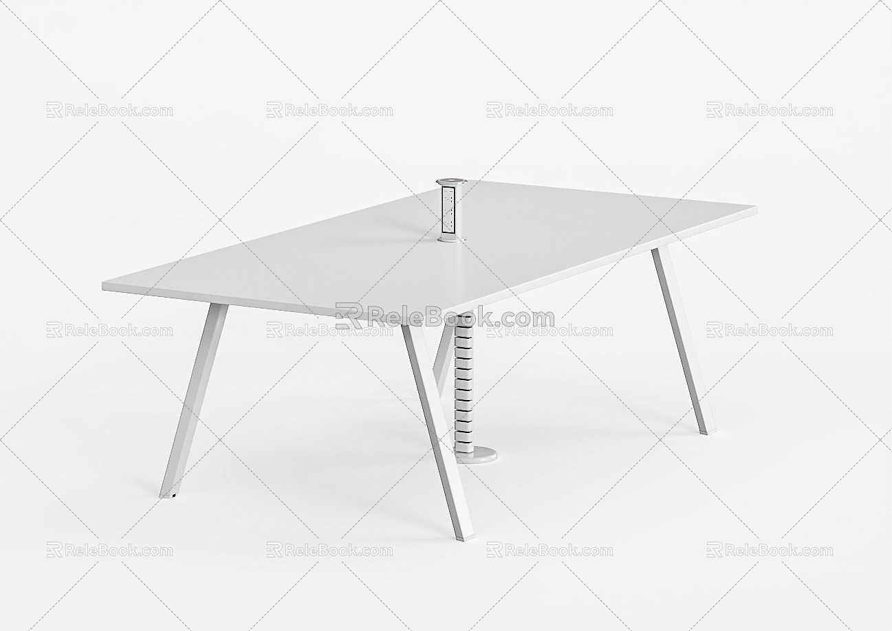 Modern Conference Table Conference Table Small Conference Table 3d model