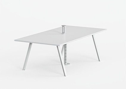 Modern Conference Table Conference Table Small Conference Table 3d model