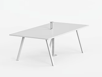 Modern Conference Table Conference Table Small Conference Table 3d model