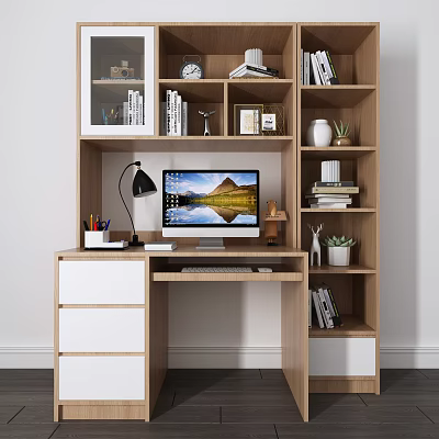 Nordic Computer Desk Desk 3d model