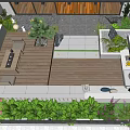 Beautiful Home Balcony Design With Lush Plants Seating Area And Stone Flooring