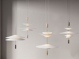 Modern chandelier 3d model