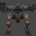 Weapons Light Mecha 3d model
