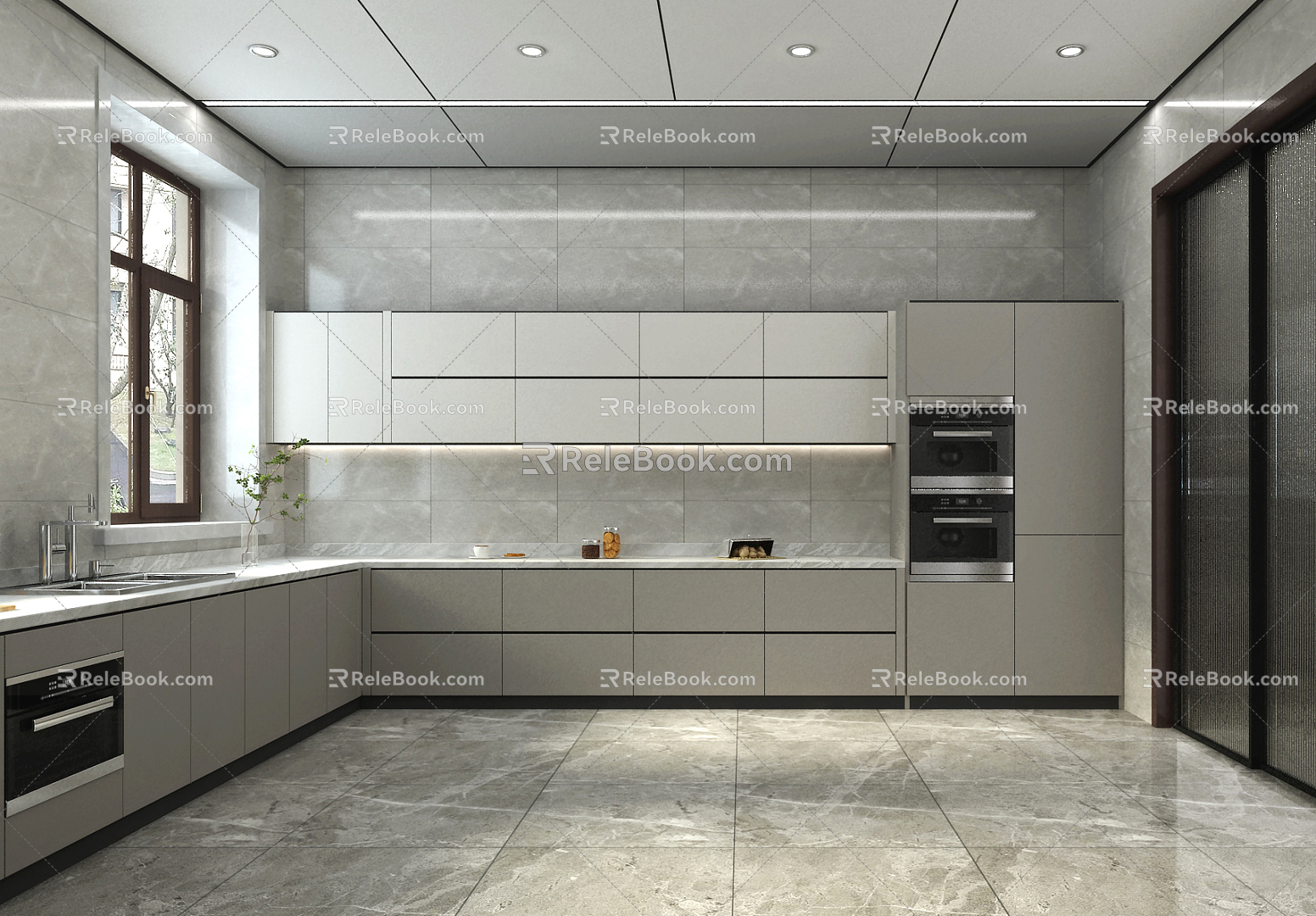 Modern Kitchen 3d model