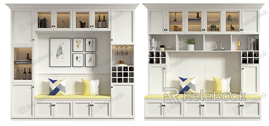 Jane Euro Decorative Cabinet model