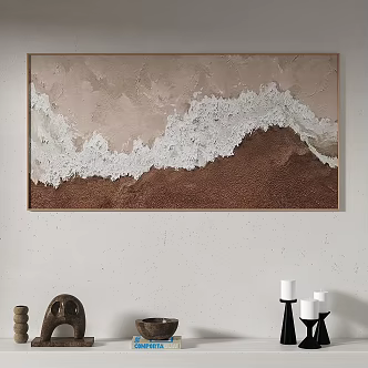 Quiet Light Luxury Decorative Painting 3d model
