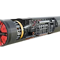 Industrial Equipment Tunnel Boring Machine With Internal Mechanical Structure And Components
