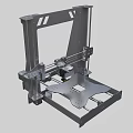 3D printer industrial printer 3d model