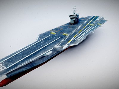 Nimitz aircraft carrier model