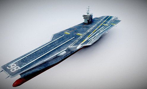 Nimitz aircraft carrier 3d model