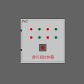 Industrial Sewage Pump Control Box with Control Panel Indicator Lights and Operation Buttons