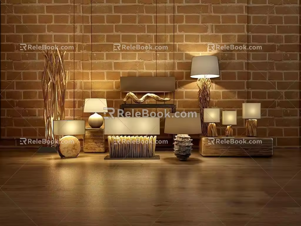 Table lamp 3d model
